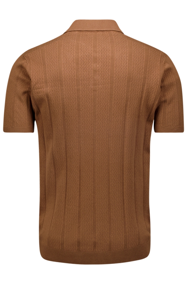 POLO MET KORTE MOUWEN 28240450 140 CAMEL